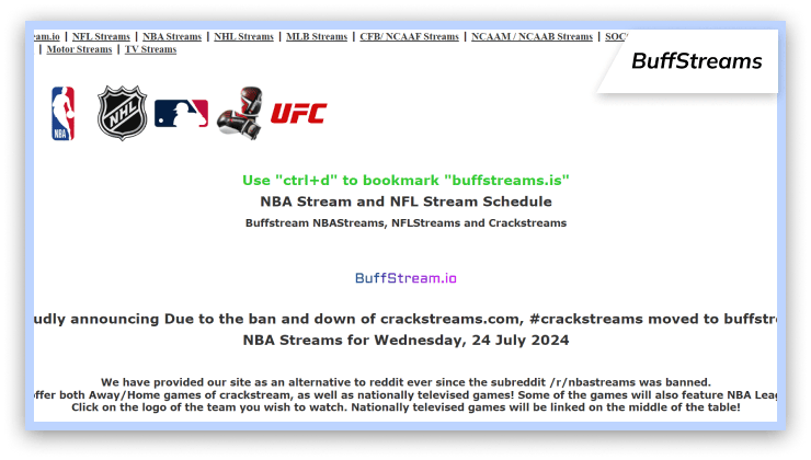 BuffStreams
