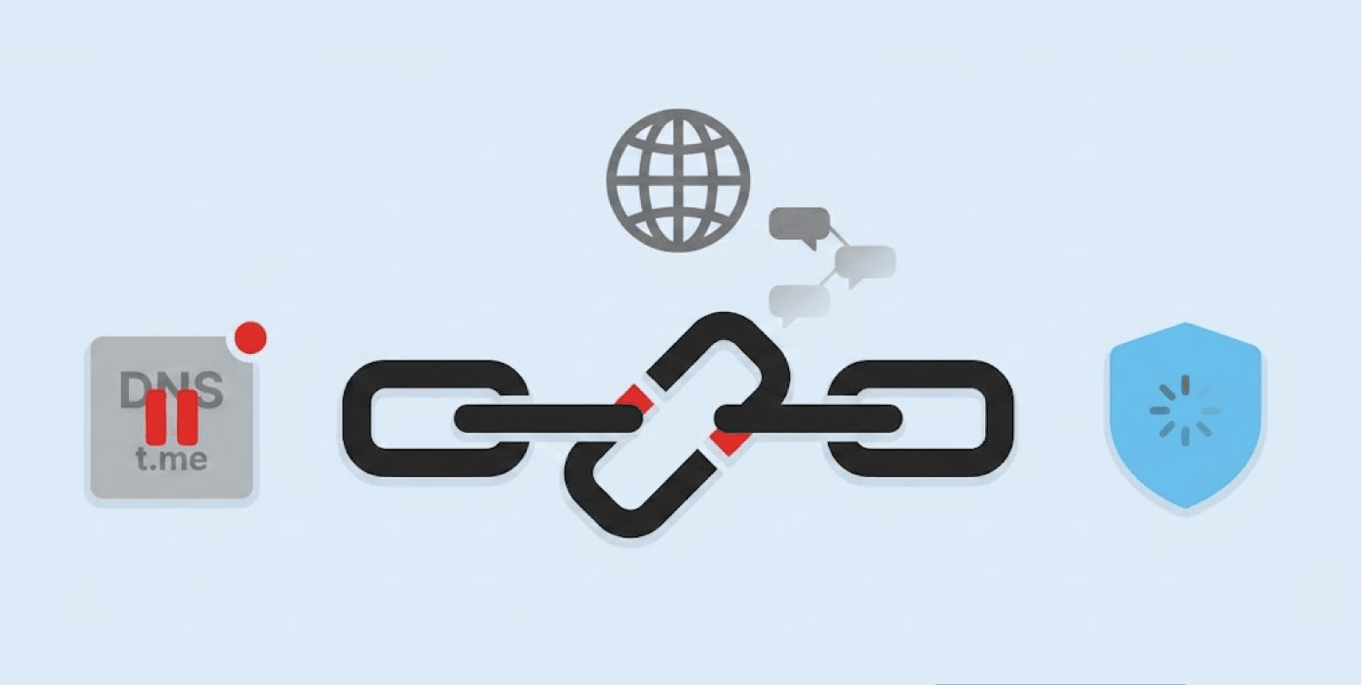 Telegram's t me Links Go Offline Worldwide After ME Registry Action